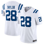 Silnrao I.Colts #28 Jonathan Taylor White Vapor F.U.S.E. Limited Jersey American Stitched  Jerseys