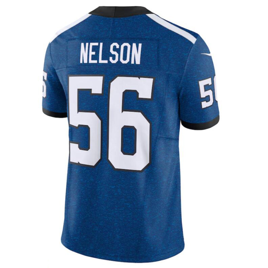 Silnrao I.Colts #56 Quenton Nelson Blue Vapor F.U.S.E. Limited Jersey American Stitched Jerseys