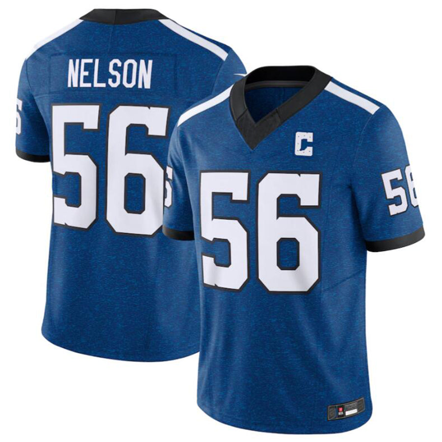 Silnrao I.Colts #56 Quenton Nelson Blue Vapor F.U.S.E. Limited Jersey American Stitched Jerseys