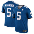 Silnrao I.Colts #5 Anthony Richardson Royal Alternate Legend Jersey American Stitched Jerseys