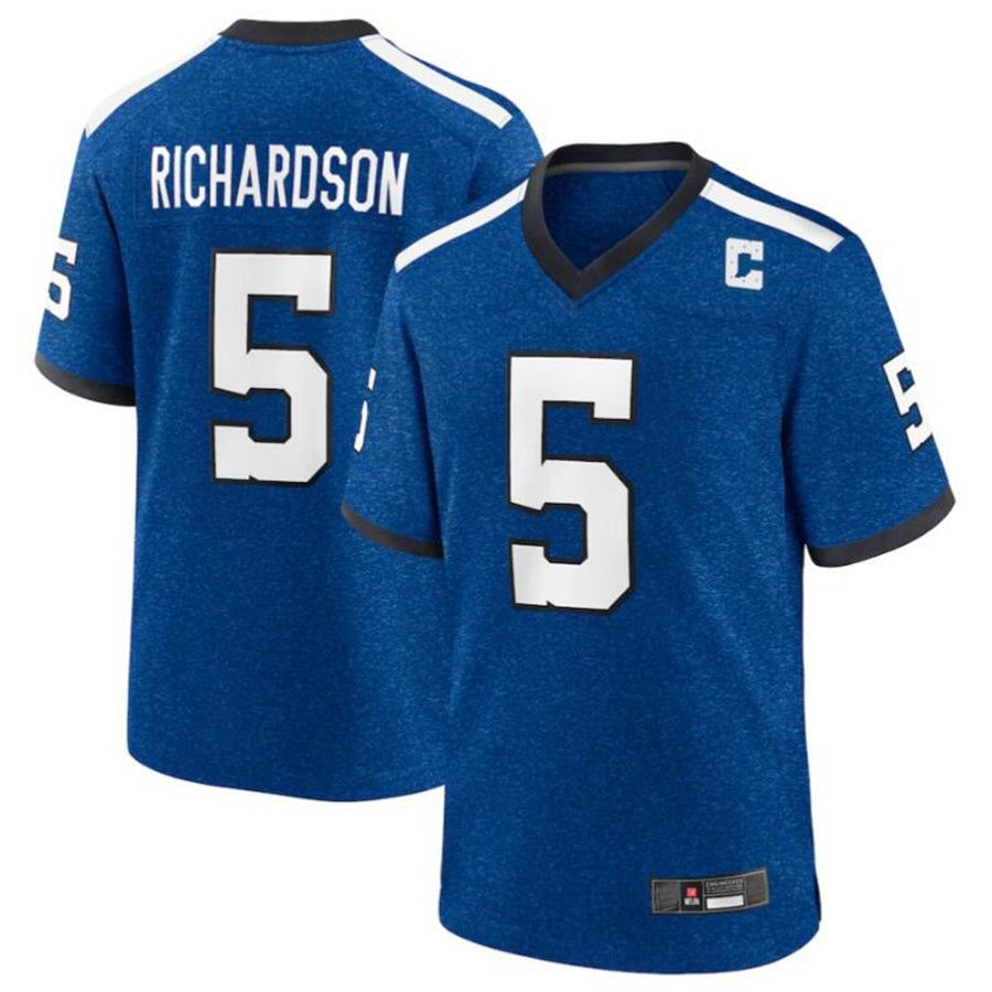Silnrao I.Colts #5 Anthony Richardson Royal Indiana Nights Alternate Game Jersey American Stitched Jerseys