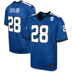 Silnrao IN.Colts Indiana Nights Alternate Game Stitched Jerseys - Royal - #28 Jonathan Taylor Player