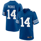 Silnrao IN.Colts #14 Alec Pierce Player Royal Limited Game Stitched Jerseys