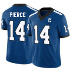 Silnrao IN.Colts #14 Alec Pierce Player Royal Vapor F.U.S.E. Limited Stitched Jerseys