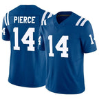 Silnrao IN.Colts #14 Alec Pierce Player Royal Vapor F.U.S.E. Limited Game Stitched Jerseys