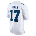 Silnrao IN.Colts #17 Daniel Jones Player Tundra White Fashion Game Stitched Jerseys