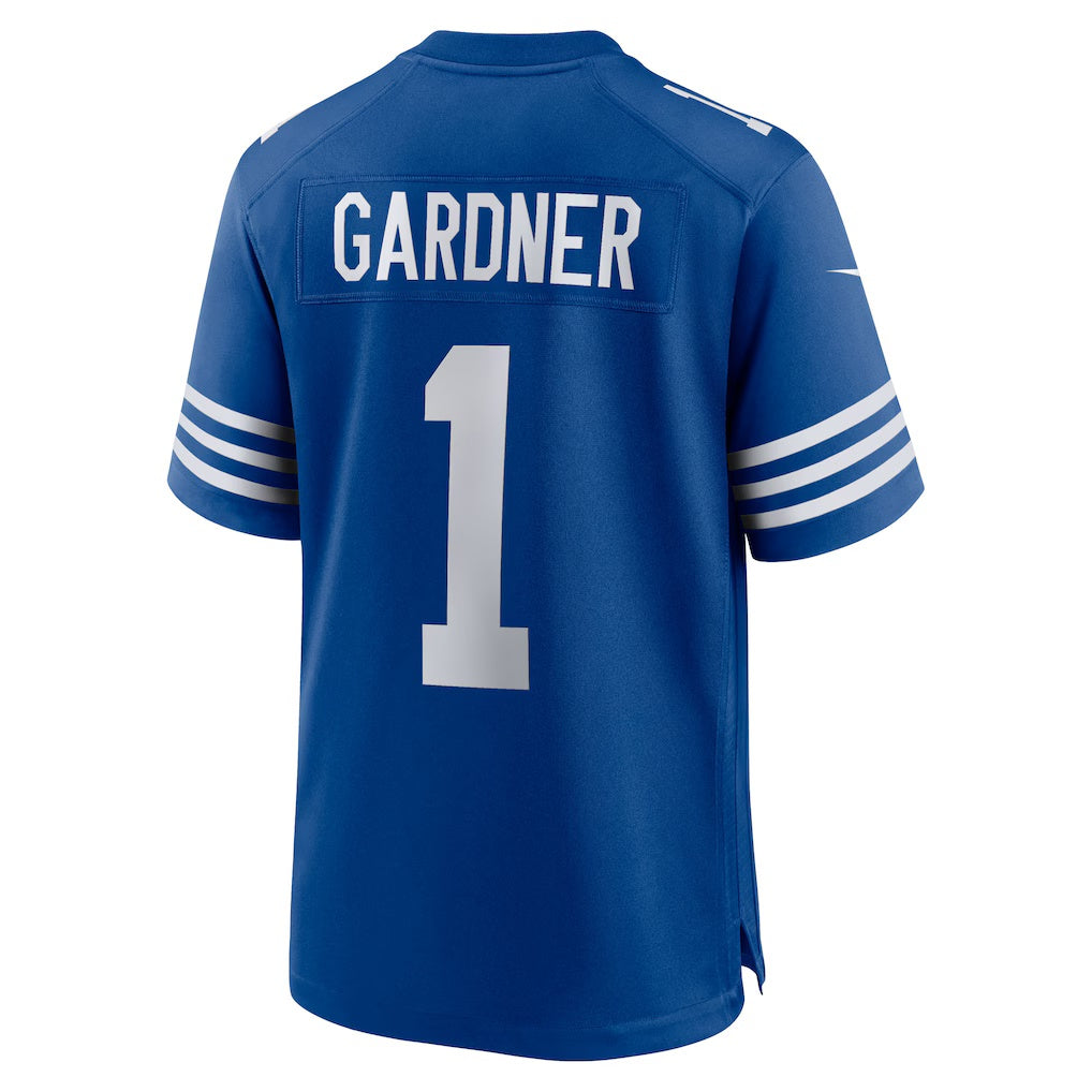 Silnrao IN.Colts #1 Ahmad Sauce Gardner Royal Alternate Game Stitched Jerseys