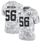 Silnrao IN.Colts #56 Quenton Nelson Player Arctic Camo Salute to Service Limited Stitched Jerseys