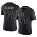 Silnrao IN.Colts #84 Tyler Warren Player RFLCTV Limited Black Stitched Jerseys