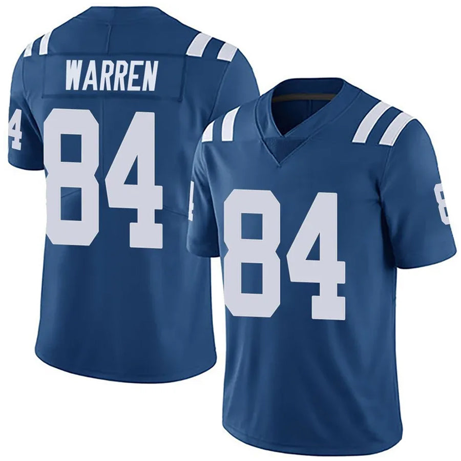 Silnrao IN.Colts #84 Tyler Warren Player Royal Vapor F.U.S.E. Limited Stitched Jerseys