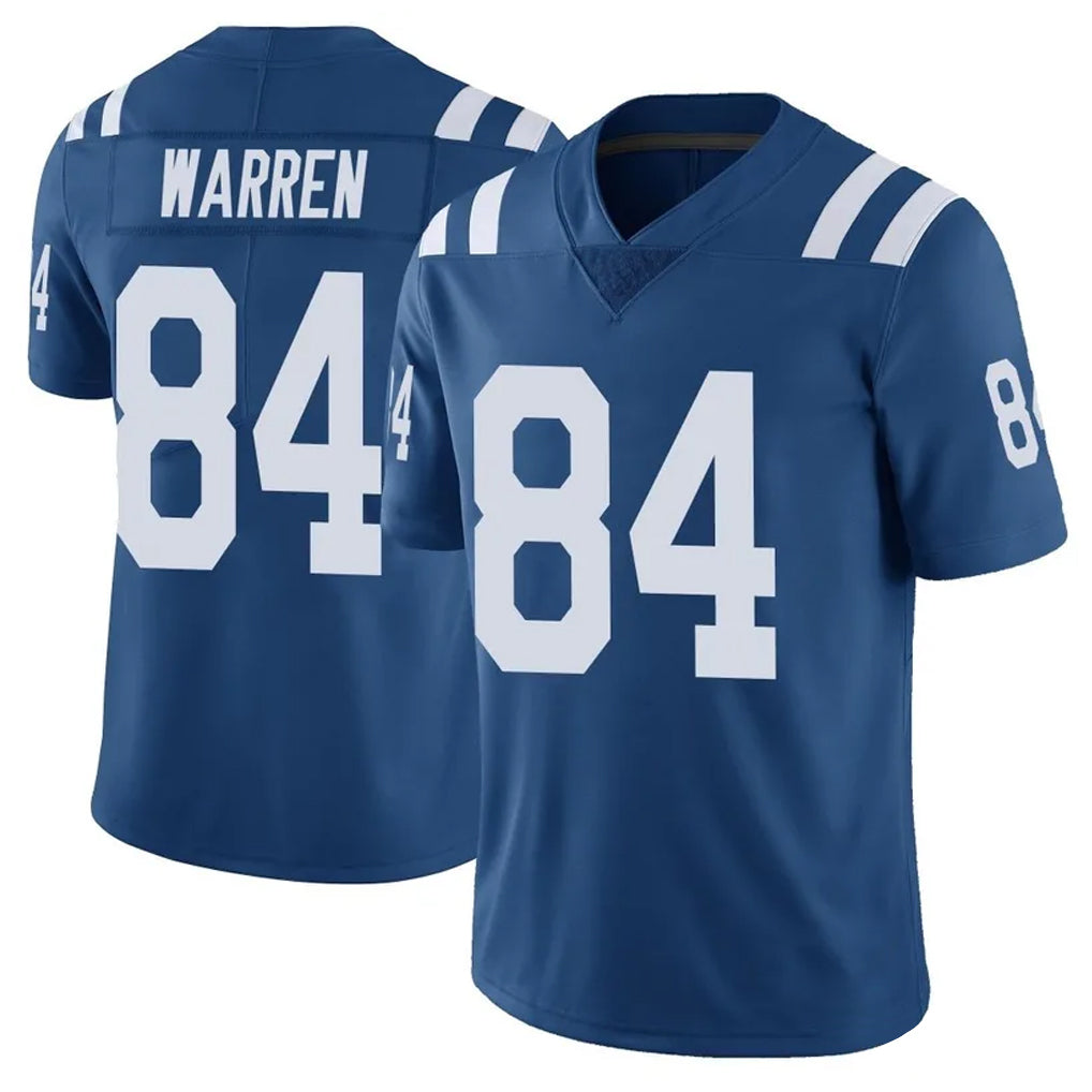 Silnrao IN.Colts #84 Tyler Warren Player Royal Vapor Limited Stitched Jerseys