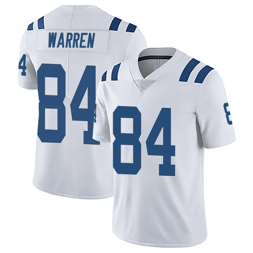 Silnrao IN.Colts #84 Tyler Warren Player White Vapor Limited Stitched Jerseys