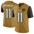 Silnrao J.Jaguars #11 Parker Washington Player Gold Vapor Limited Stitched Jerseys