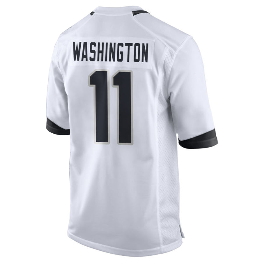Silnrao J.Jaguars #11 Parker Washington Player White Home Game Stitched Jerseys