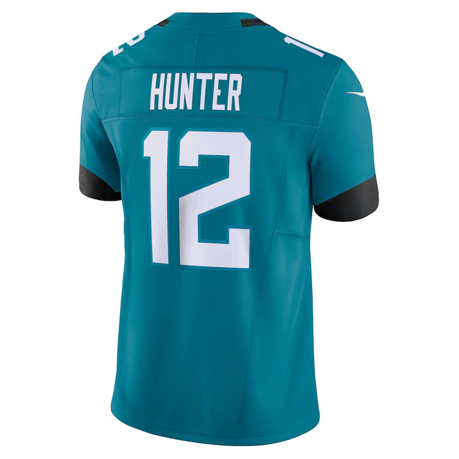 Silnrao J.Jaguars #12 Travis Hunter Player Teal Vapor Limited Game Stitched Jerseys