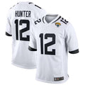 Silnrao J.Jaguars #12 Travis Hunter Player White Replica Game Stitched Jerseys