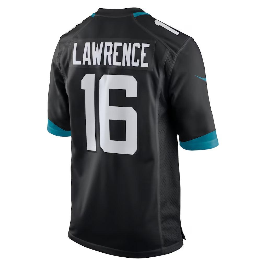Silnrao J.Jaguars #16 Trevor Lawrence Black Alternate Game Stitched Jerseys