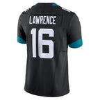 Silnrao J.Jaguars #16 Trevor Lawrence Black Vapor F.U.S.E. Limited Stitched Jerseys
