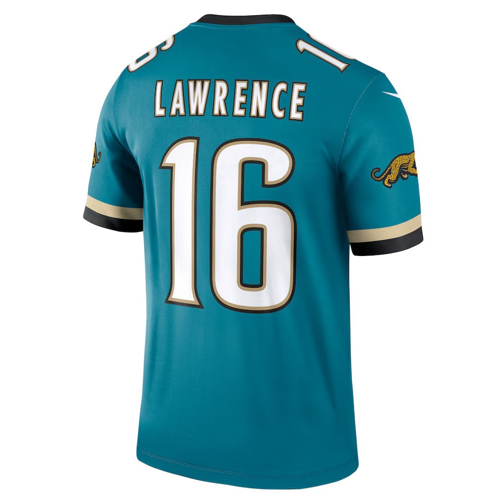 Silnrao J.Jaguars #16 Trevor Lawrence Teal Legend Player Performance Stitched Jerseys