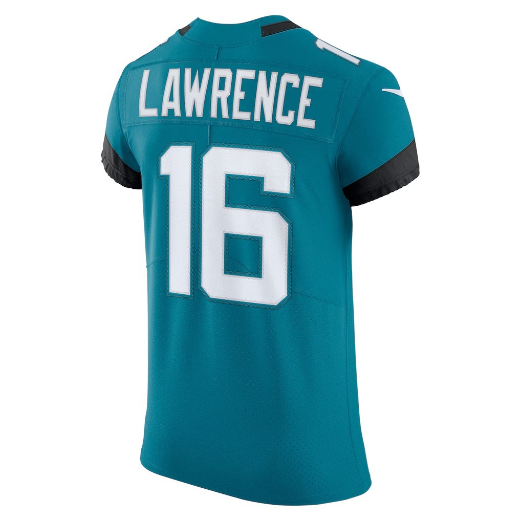 Silnrao J.Jaguars #16 Trevor Lawrence Teal Vapor Elite Stitched Jerseys