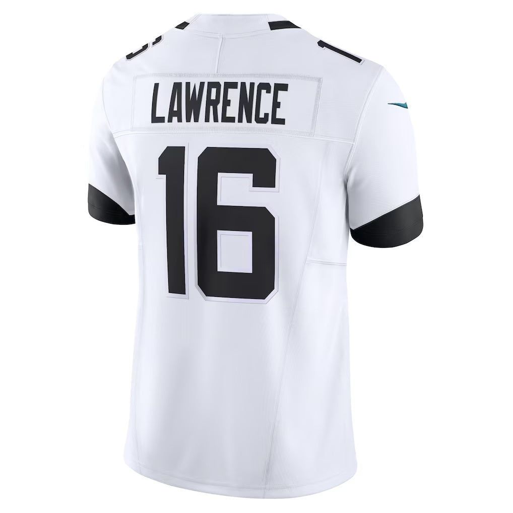 Silnrao J.Jaguars #16 Trevor Lawrence White Vapor F.U.S.E. Limited Stitched Jerseys