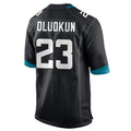 Silnrao J.Jaguars #23 Foye Oluokun Player Black Home Game Stitched Jerseyss