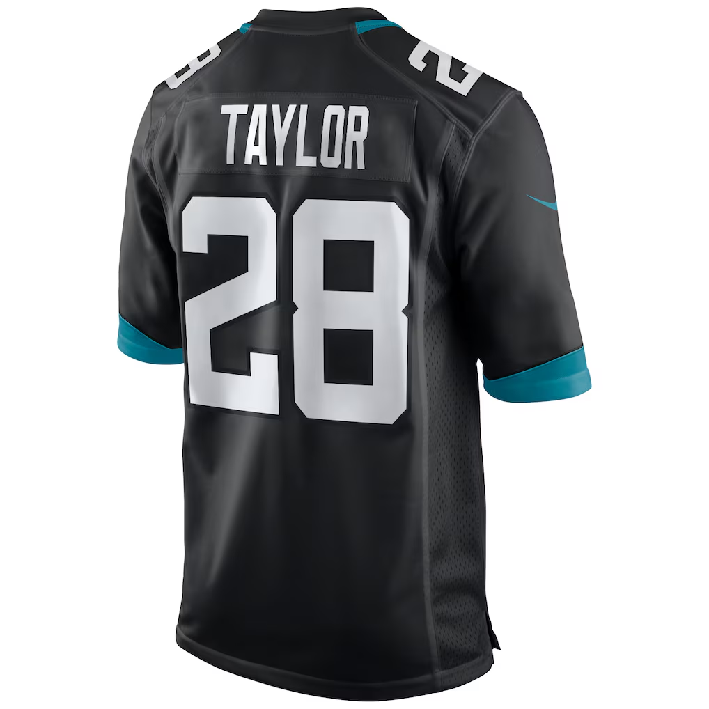 Silnrao J.Jaguars #28 Fred Taylor Black Retired Player Alternate Game Stitched Jerseys