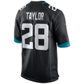 Silnrao J.Jaguars #28 Fred Taylor Black Retired Player Alternate Game Stitched Jerseys