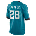 Silnrao J.Jaguars #28 Fred Taylor Player Teal Home Game Stitched Jerseys