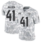 Silnrao J.Jaguars #41 Josh Hines-Allen Player Arctic Camo Salute to Service Limited Football Jerseys