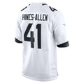 Silnrao J.Jaguars #41 Josh Hines-Allen Player White Home Game Football Jerseys