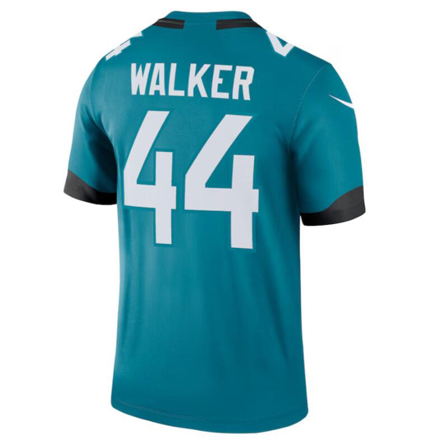 Silnrao J.Jaguars #44 Travon Walker Teal Legend Jersey American Stitched Jerseys