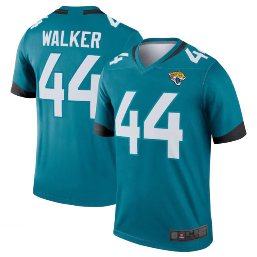 Silnrao J.Jaguars #44 Travon Walker Teal Legend Jersey American Stitched Jerseys