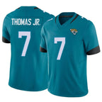 Silnrao J.Jaguars #7 Brian Thomas Jr. Player Vapor F.U.S.E. Limited Teal Stitched Jerseys