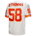 Silnrao KC.Chiefs 1994 #58 Derrick Thomas Mitchell & Ness White Authentic Throwback Retired Player Stitched Jerseys