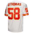 Silnrao KC.Chiefs 1994 #58 Derrick Thomas Mitchell & Ness White Authentic Throwback Retired Player Stitched Jerseys