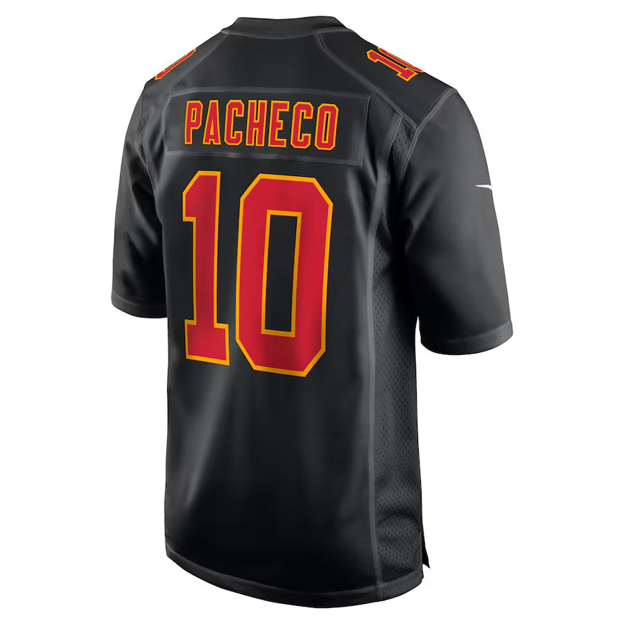 Silnrao KC.Chiefs #10 Isiah Pacheco Player Black Fashion Game Stitched Jerseys