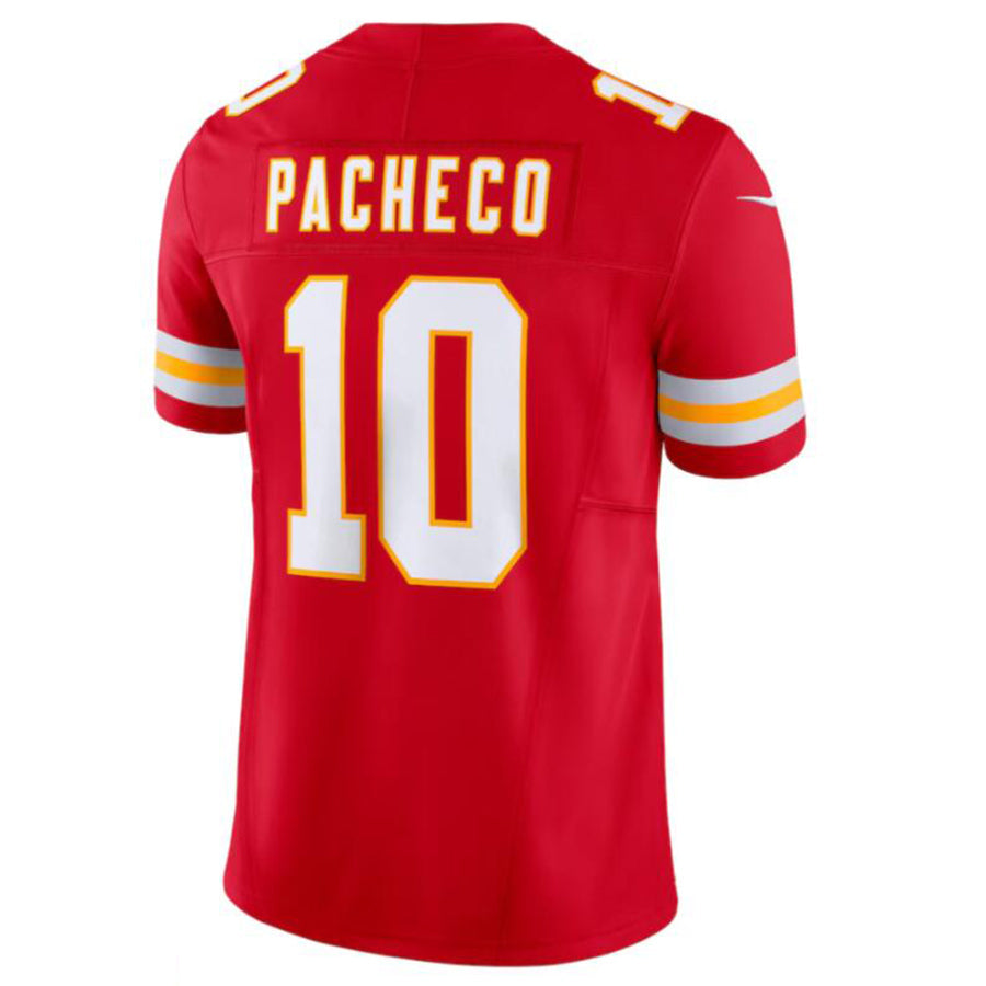 Silnrao KC.Chiefs #10 Isiah Pacheco Red Vapor F.U.S.E. Limited Jersey American Stitched Jerseys