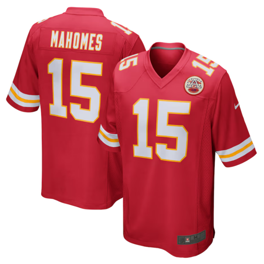 Silnrao KC.Chiefs #15 Patrick Mahomes Player Red Home Game Stitched Jerseys