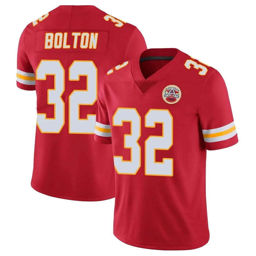 Silnrao KC.Chiefs #32 Nick Bolton Player Red Vapor Limited  Stitched Jerseys