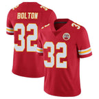 Silnrao KC.Chiefs #32 Nick Bolton Player Red Vapor Limited  Stitched Jerseys