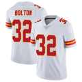 Silnrao KC.Chiefs #32 Nick Bolton Player White Vapor Limited Stitched Jerseys
