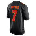 Silnrao KC.Chiefs #7 Harrison Butker Player Carbon Black Fashion Game Stitched Jerseys