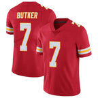Silnrao KC.Chiefs #7 Harrison Butker Player Red Vapor Limited Stitched Jerseys