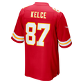 Silnrao KC.Chiefs #87 Travis Kelce Red Game Stitched Jerseys