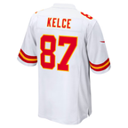 Silnrao KC.Chiefs #87 Travis Kelce White Player Game Stitched Jerseys