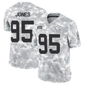 Silnrao KC.Chiefs #95 Chris Jones Player Arctic Camo Salute to Service Limited Stitched Jerseys