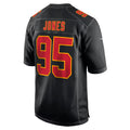 Silnrao KC.Chiefs #95 Chris Jones Player Black Fashion Game Stitched Jerseys