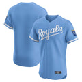 Silnrao KC.Royals Light Blue Alt Limited Elite Blank Player Stitched Jerseys