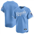 Silnrao KC.Royals Light Blue Alt Limited Home Blank Player Stitched Jerseys